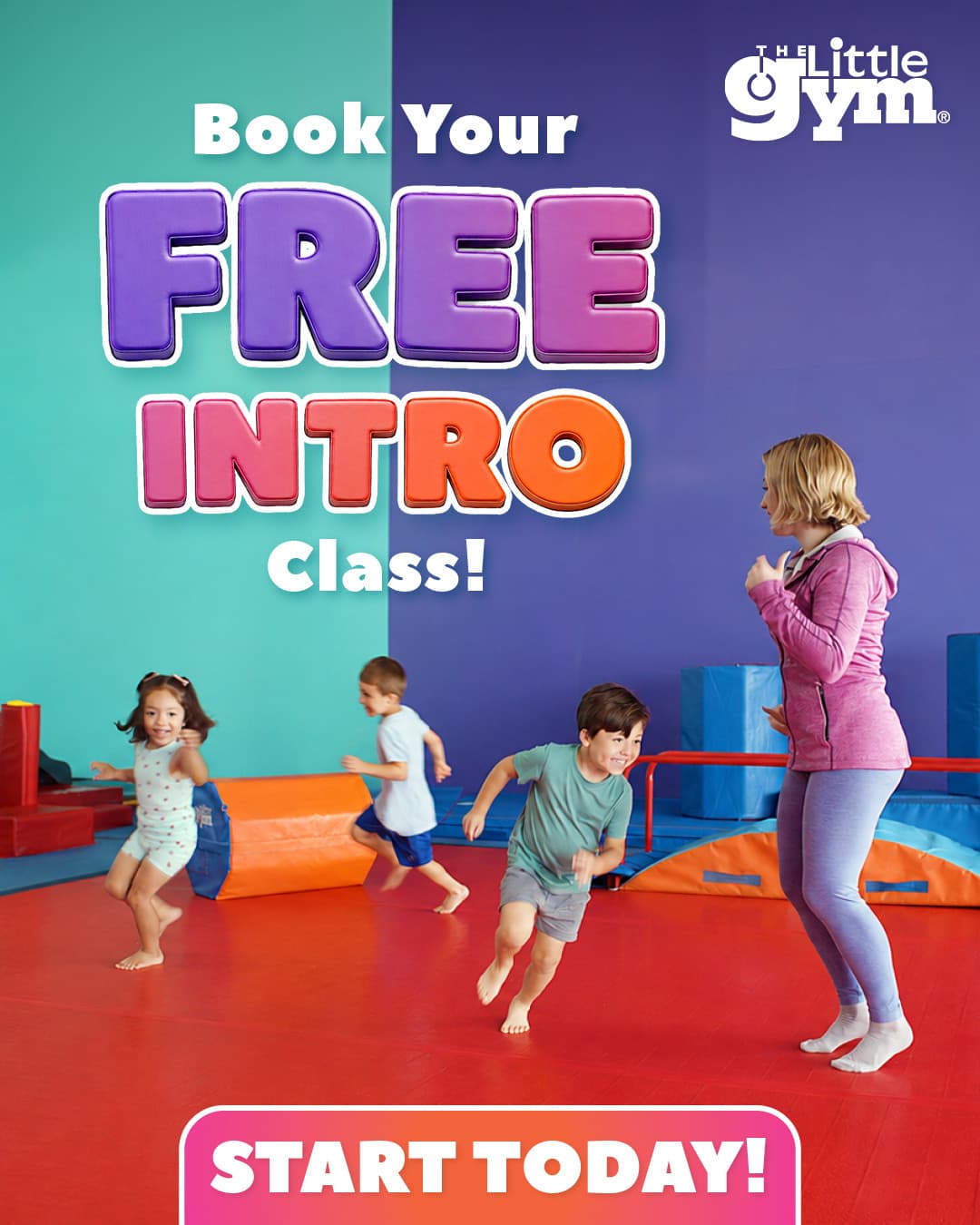 Book your free intro class at The Little Gym